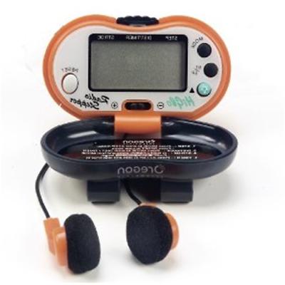 contapassi con radio am fm e orologio