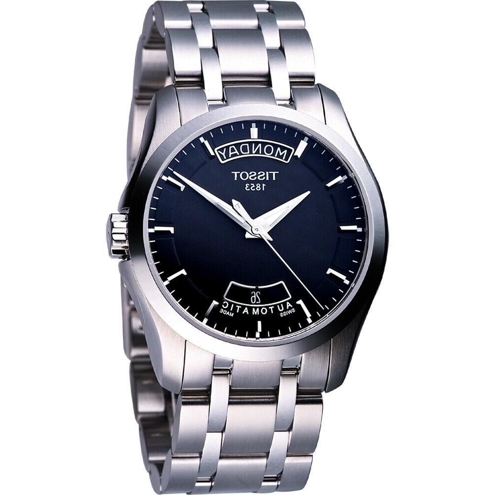 couturier automatic acciaio uomo 39mm t0354071105100 nuovo