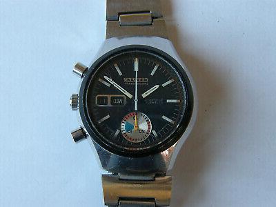 crono automatico ref 8100 acciaio pulsanti a