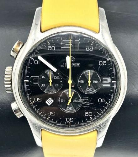 cronografo acciaio 40mm usato ben funzionante