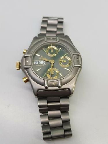 cronografo automatico cassa e bracciale in titanio