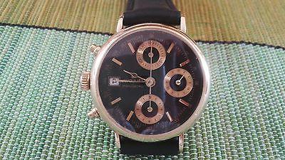 cronografo automatico oro 18k anni 80 in