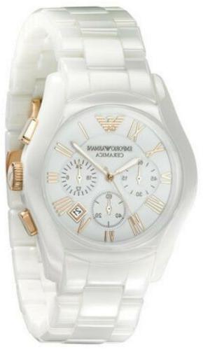 cronografo da donna emporio armani ar1416 ceramica
