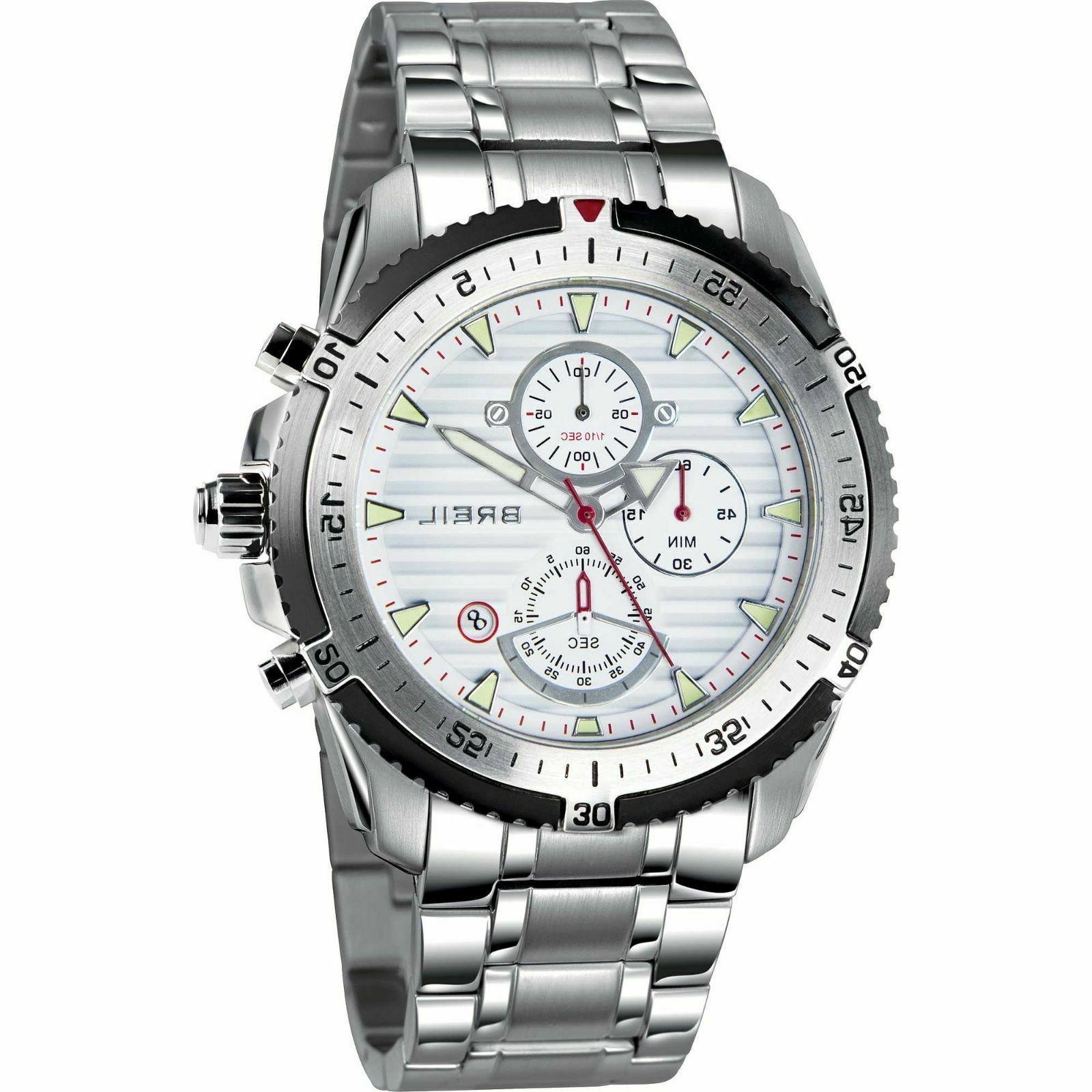 cronografo ground edge quadr bianco tw1430