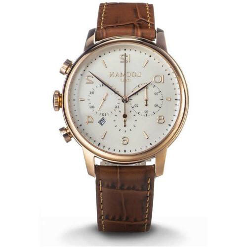 cronografo uomo 1960 in acciaio marrone 0254r05rrravrg2pn