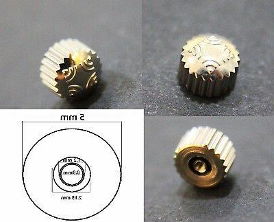 crowns corona argentata silver acier 5 mm