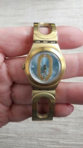 da donna swatch irony colore oro movimento