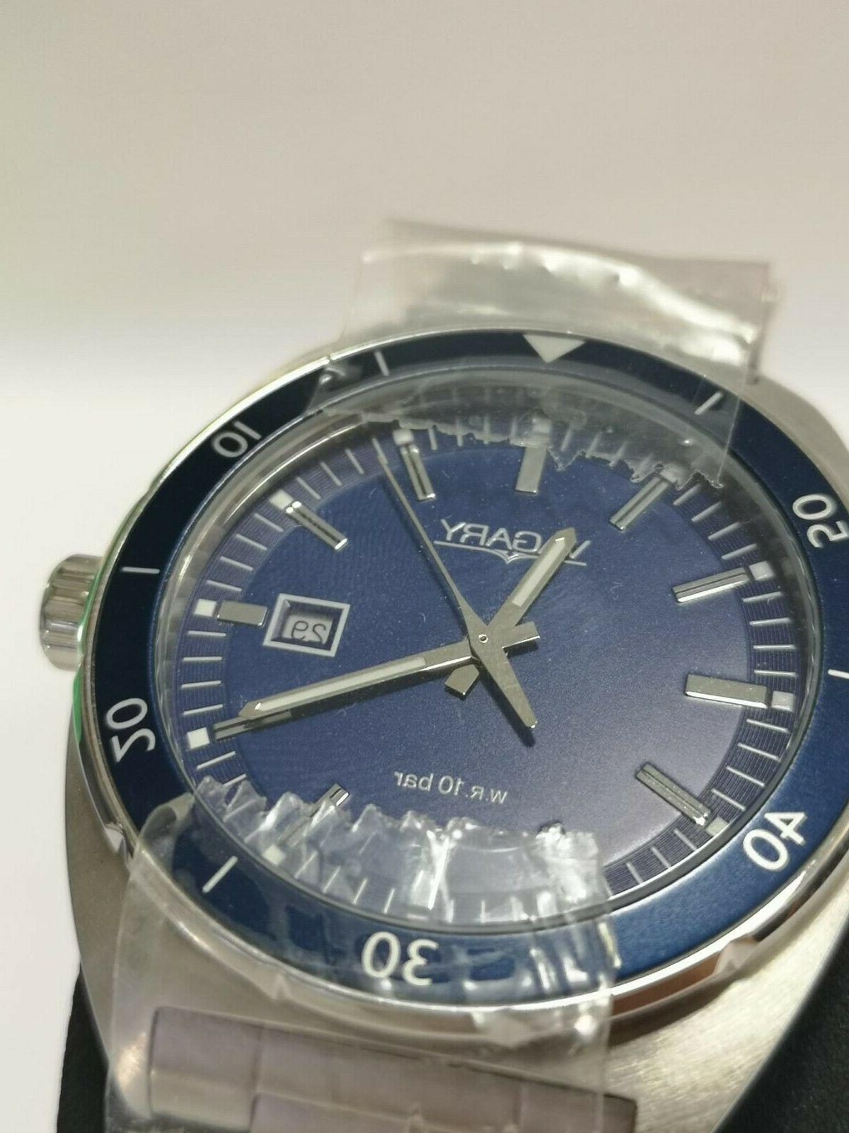 da uomo vagary acciaio quadrante blu