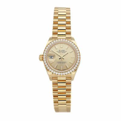 datejust auto 28mm oro diamanti da president