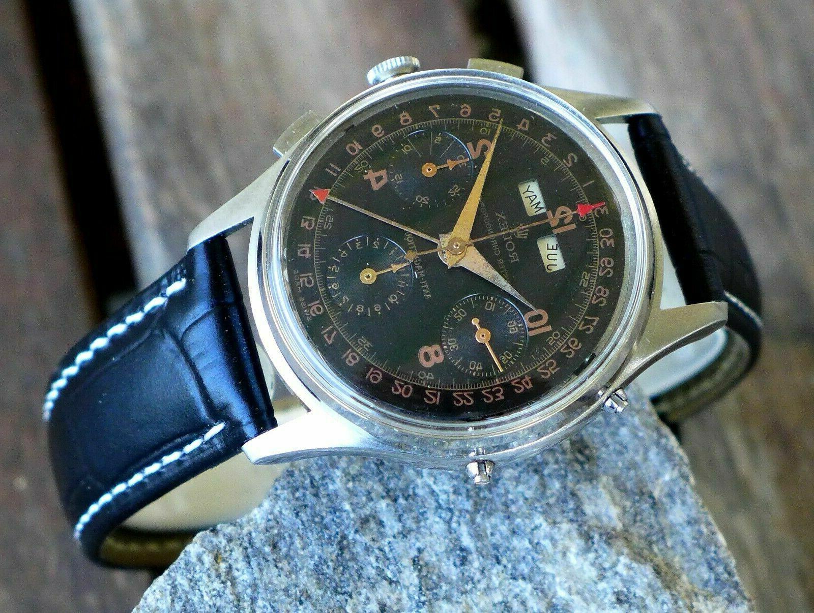 dato compax triple date chronograph original movement