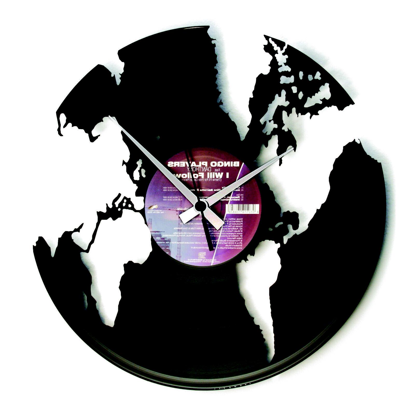 discoclock orologio in vinile silenzioso a forma