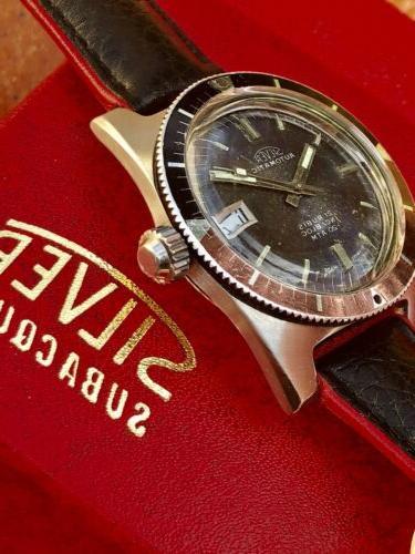 diver vintage automatic eta 2452 with box