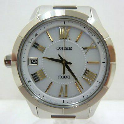 dolce sadz111 zaffiro vetro solare autentico orologio