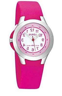 donna bambini resina cinturino orologio con luce