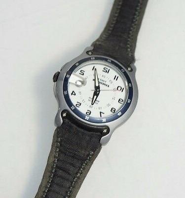 donna expedition orologio cinturino in tessuto bianco