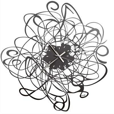 doodle nero orologio da parete particolare