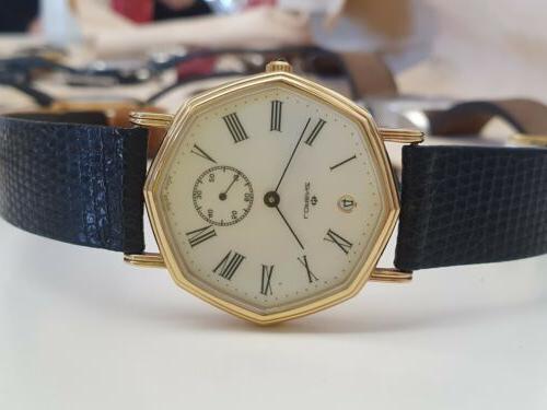 dress watch octagonal case carica manuale orologio