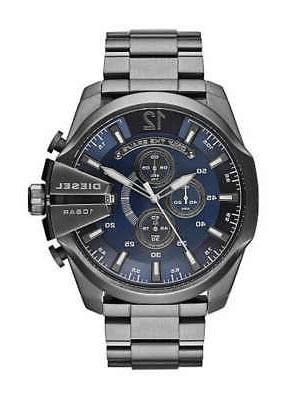dz4329 uomo 51mm acciaio acciaio blu grigio