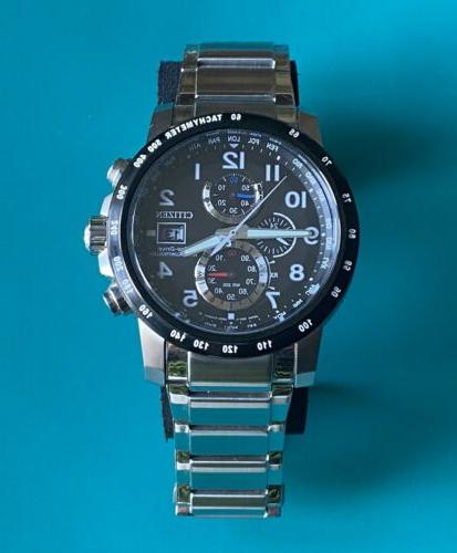 eco drive radiocontrolled chronograph h800 sport ref