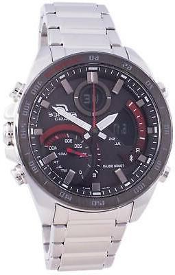 edifice ecb 900db 1a tachymeter men s