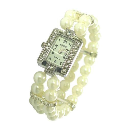elegante bracciale in stile strass in lega