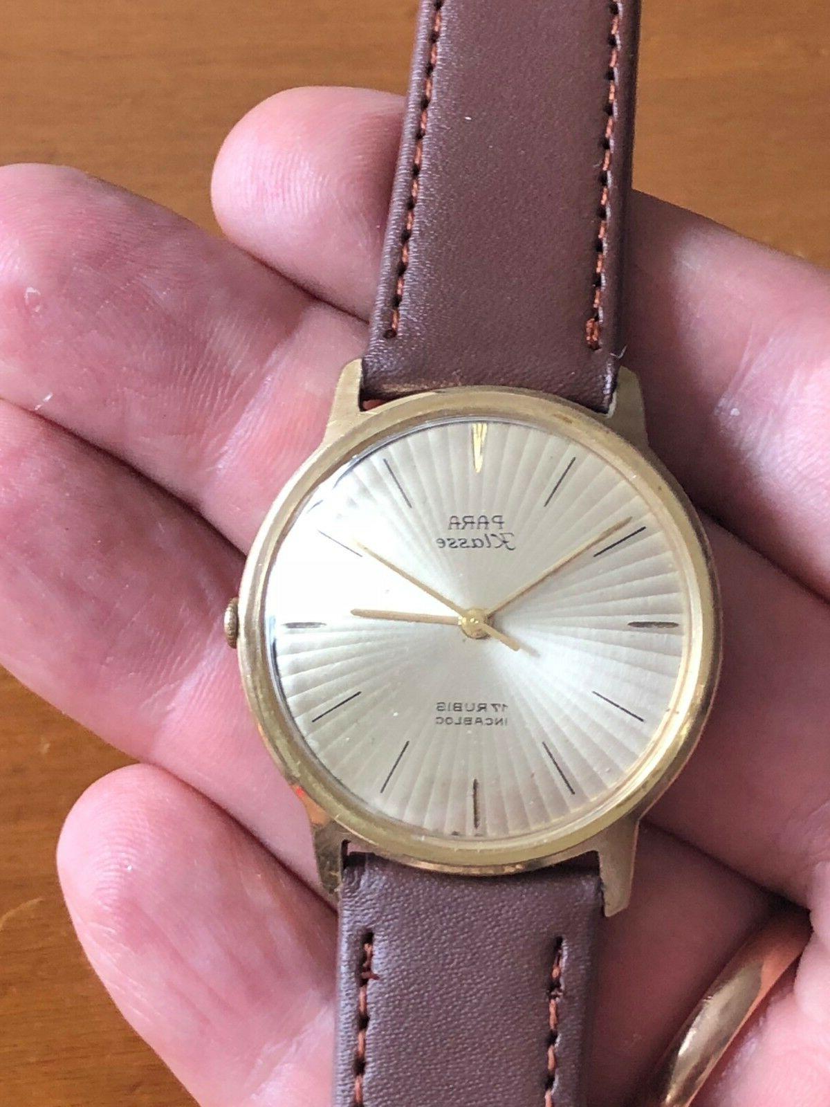 elegante orologio para klasse vintage carica manuale