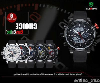 elegante orologio uomo wh3401 sport classico led