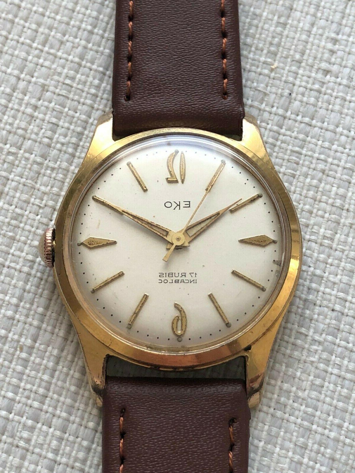 elegante orologio vintage carica manuale movimento felsa