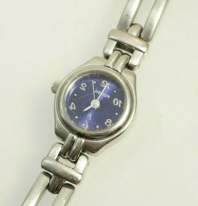 es9174 orologio da donna quadrante blu argento
