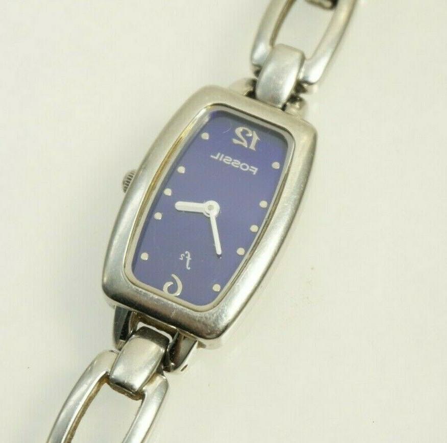es9547 orologio da donna quadrante blu argento