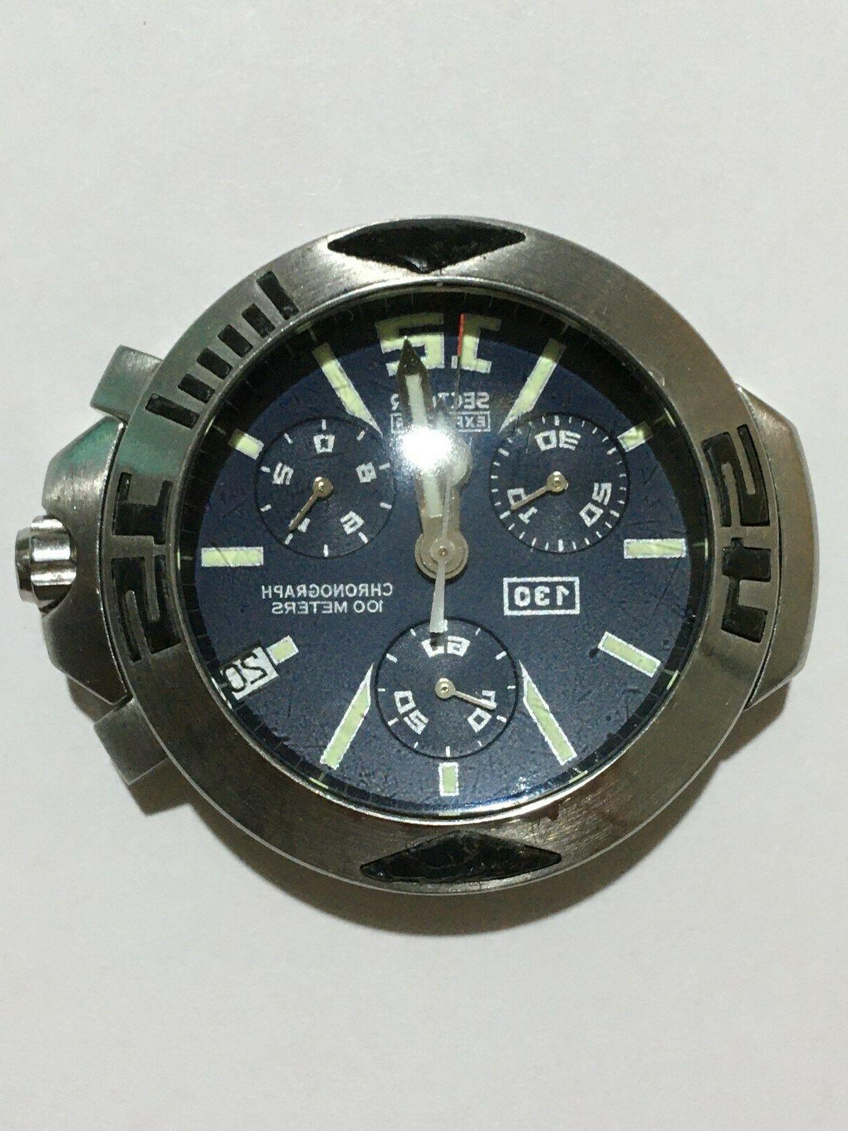 exp 130 sport quartz analogic 46mm mens