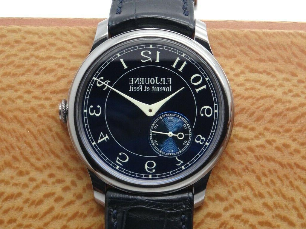 f p journe chronometre bleu 39mm tantalum