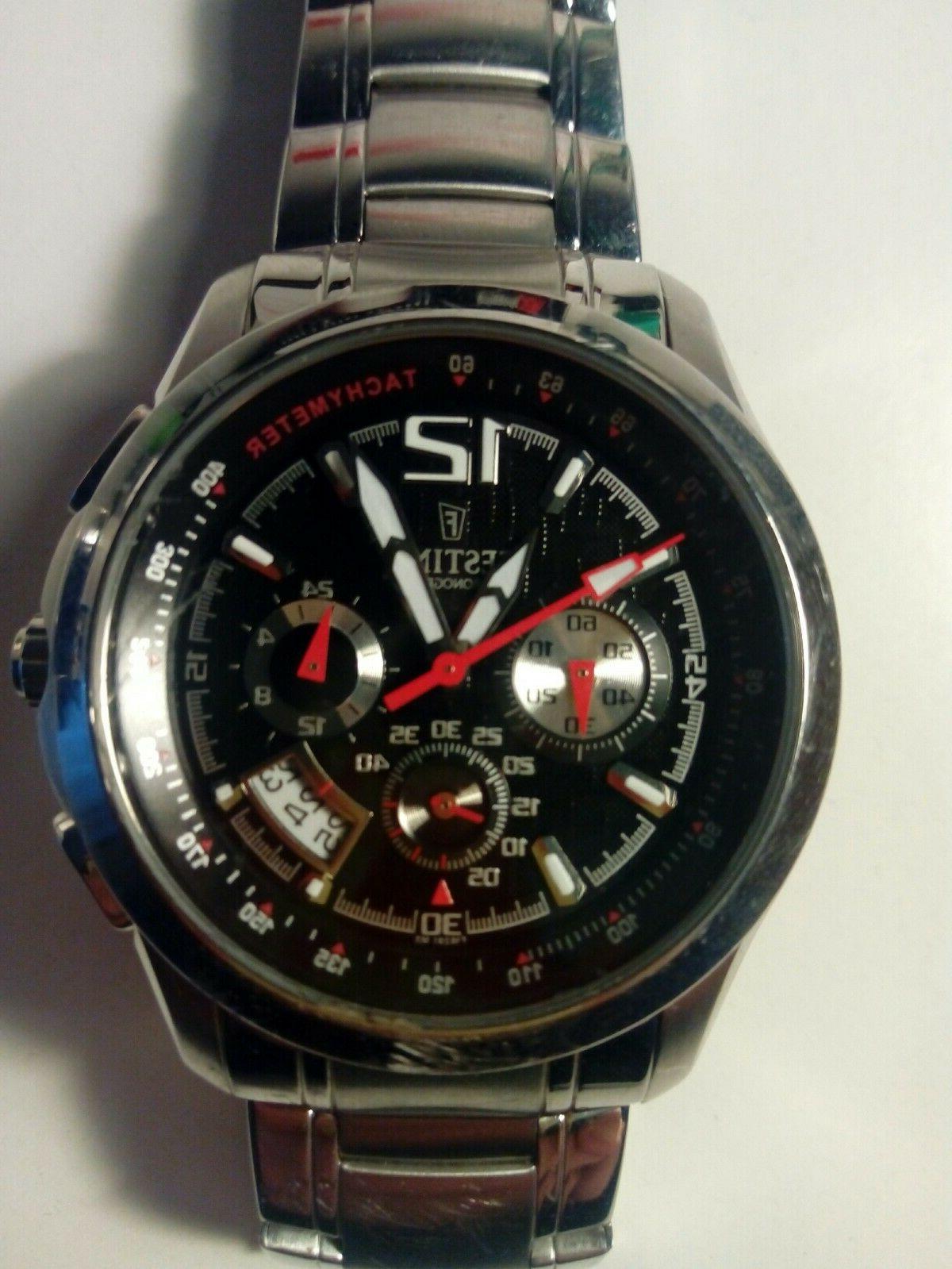 f16291 orologio da polso cronografo multifunction 42mm