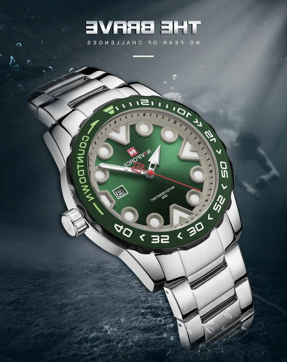fashion men s sport quartz watch stainless