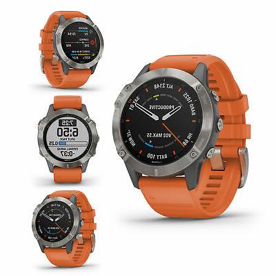 fenix 6 pro sapphire titanio con ember
