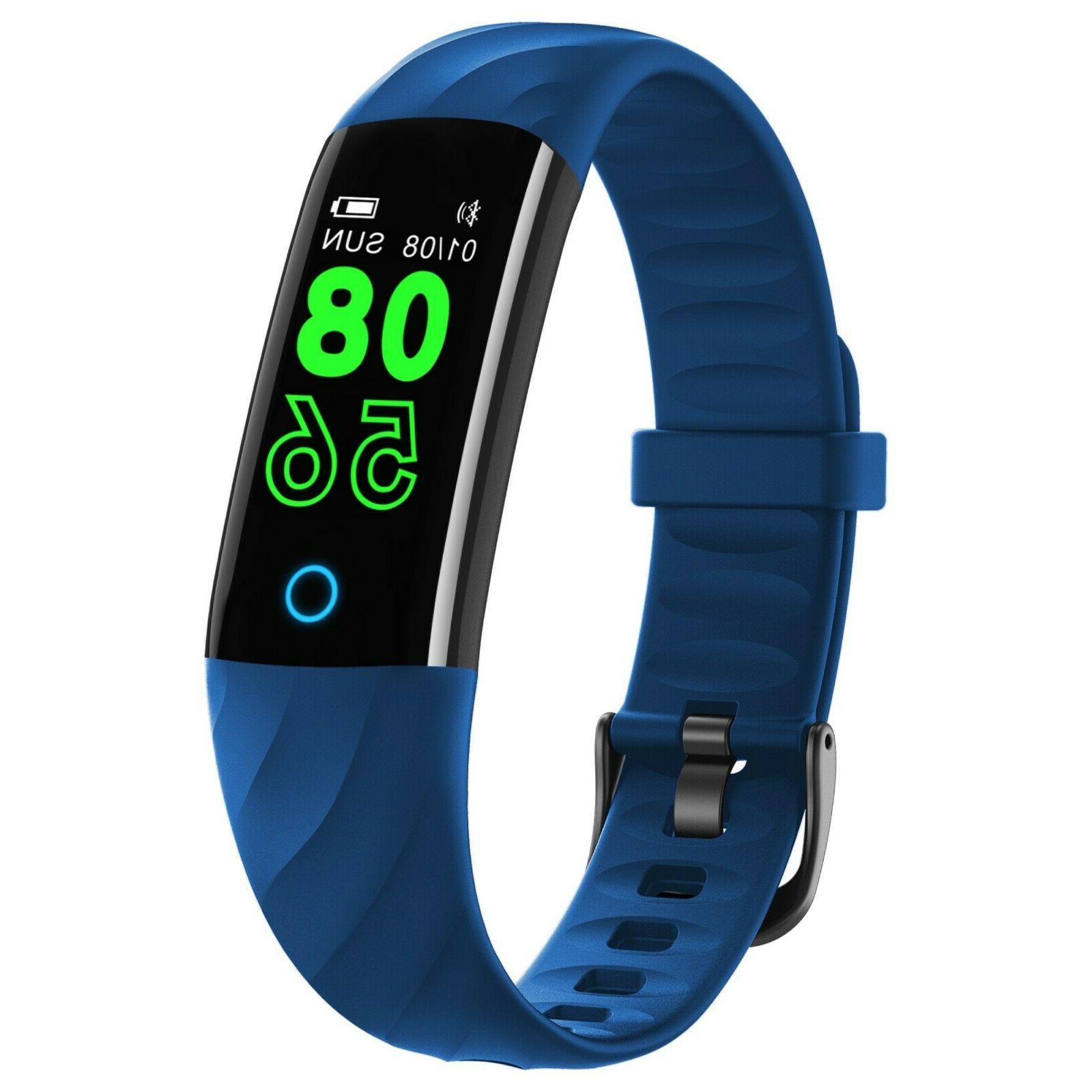 fitness tracker band smartwatch display bluetooth wireless