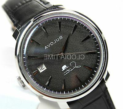 frank sinatra special pelle nero automatico bu96b360