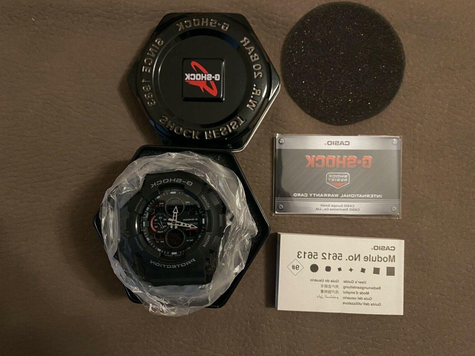 g shock 43mm cassa in resina nera