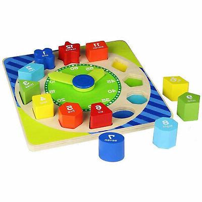 giocattolo per bambini orologio con blocchi numerati