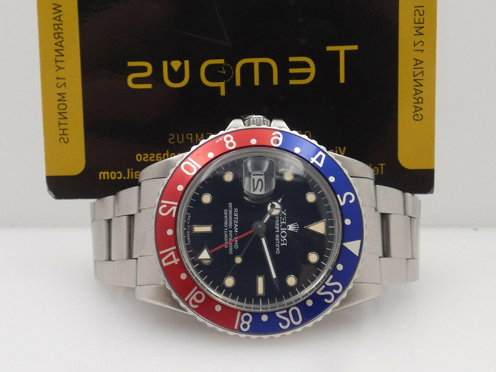 gmt master 16750 spider dial with papers