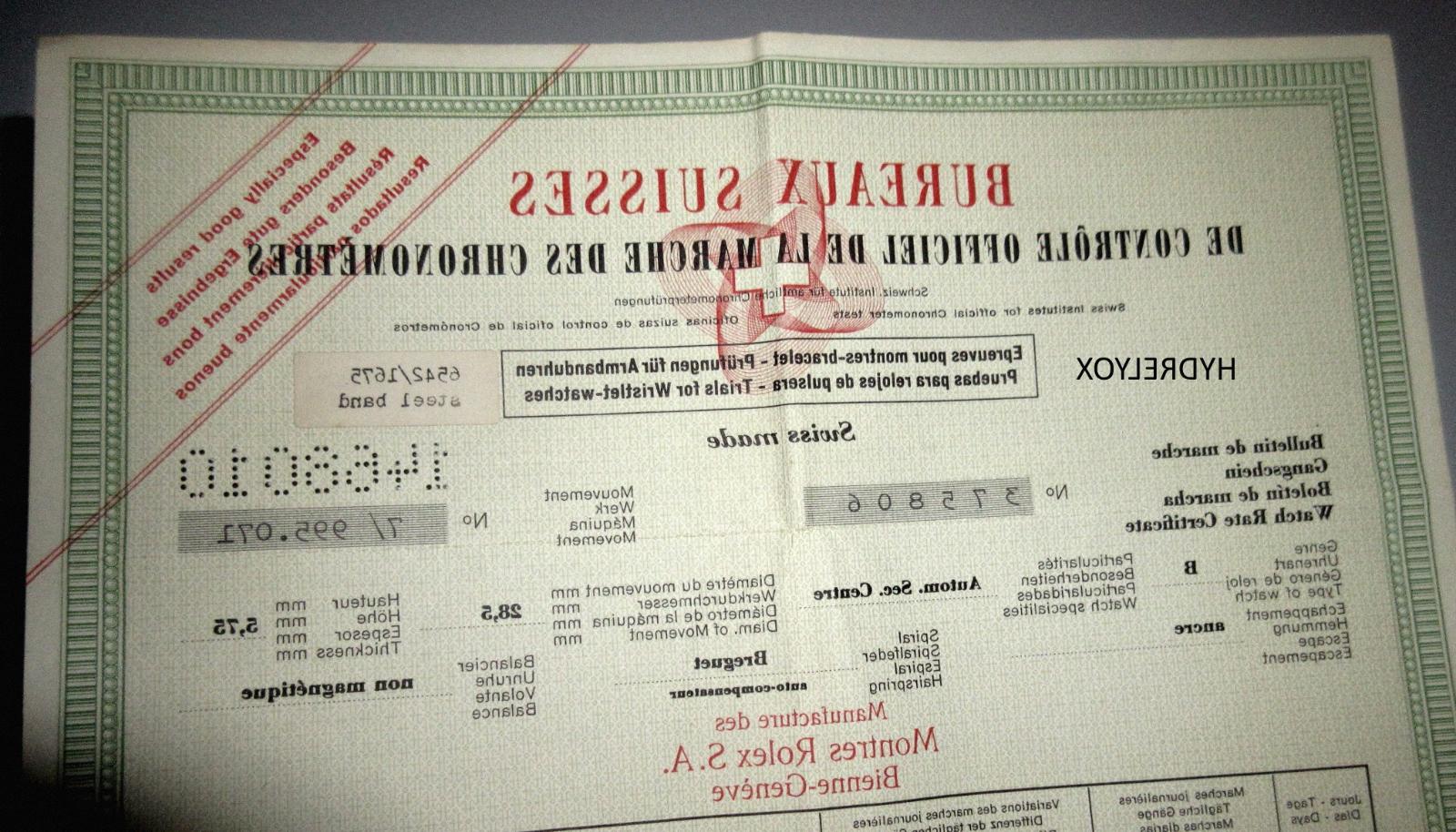 gmt master 6542 1675 gilt glossy dial