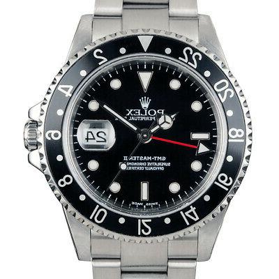 gmt master ii 16710 uomo acciaio inox