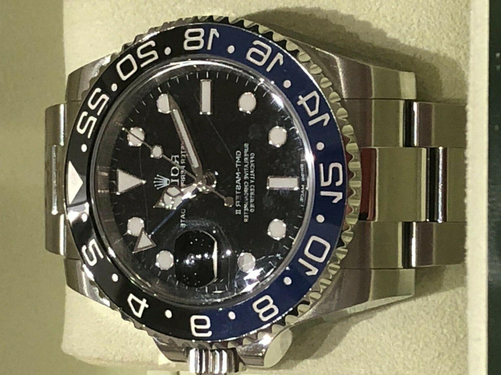 gmt master ii batman 116710blnr oyster