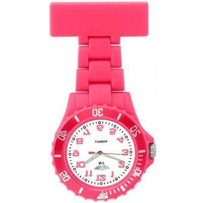 gommato rosa castone rotante unisex infermieri fob