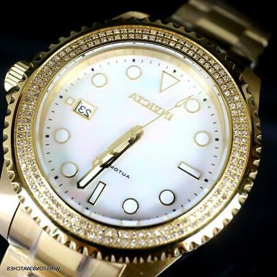 grande diver automatico 75 ctw diamante placcato