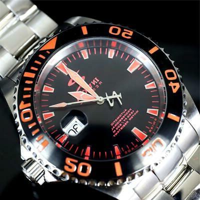 grande diver rosso superluminova svizzero fatto sw200