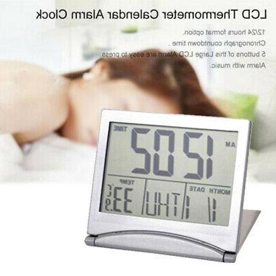 grande lcd digitale orologio sveglia giorno temperatura