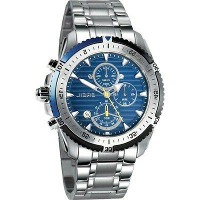 ground edge tw1429 orologio uomo acciaio blu