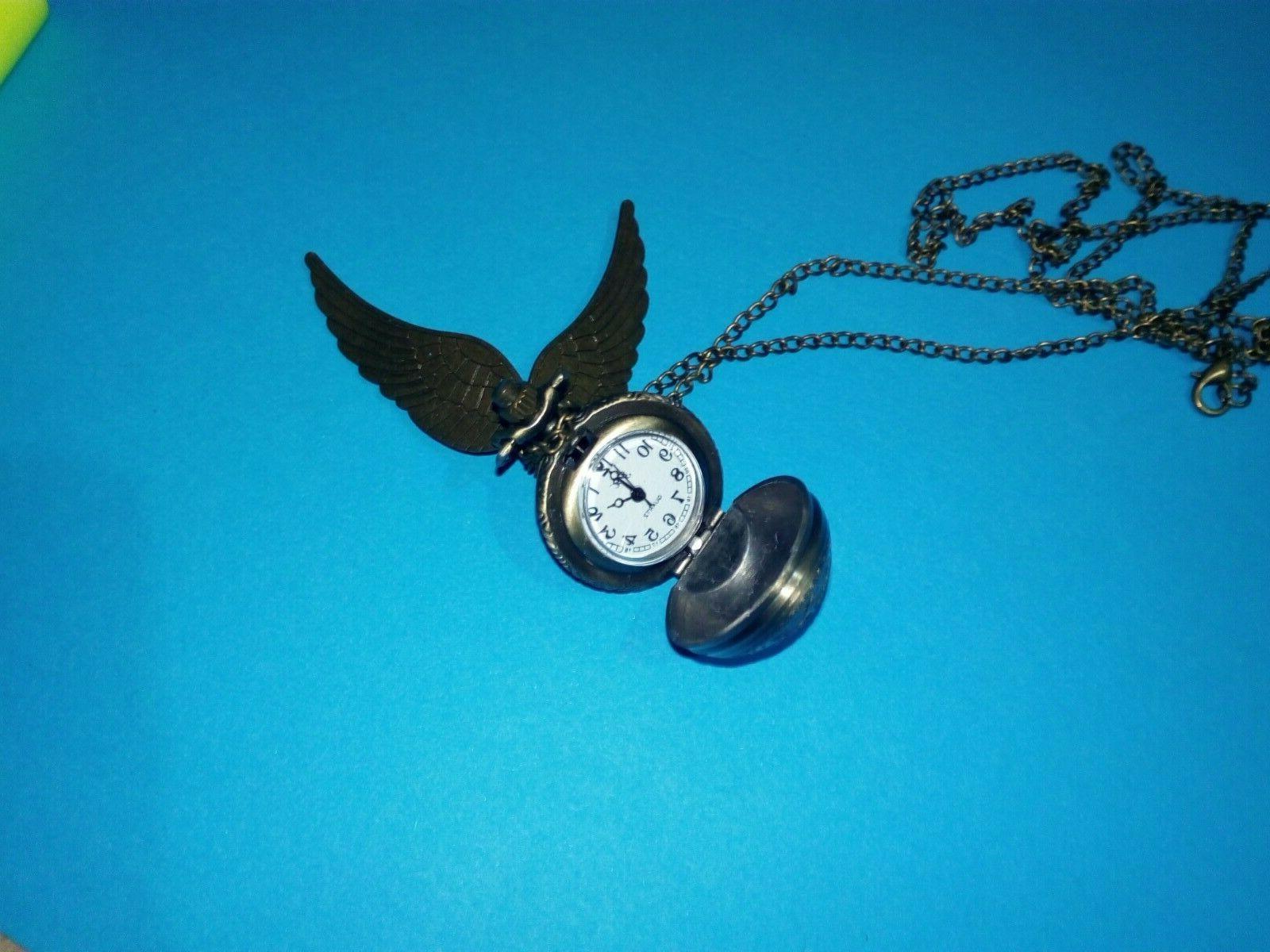 harry potter orologio da taschino boccino doro