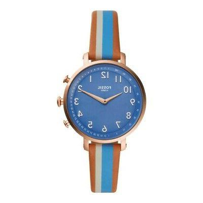 hybrid smartwatch cameron stripes ftw5050